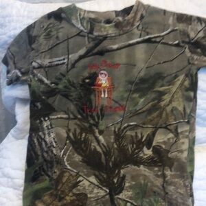 12-18M Lil Joey Kritters Camo Cotton Blend Onesie One Piece “My 1st Tree Stand”